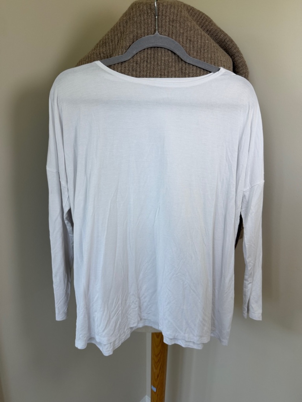 Women’s Quince white spandex Long-Sleeve Relaxed Crew Tee